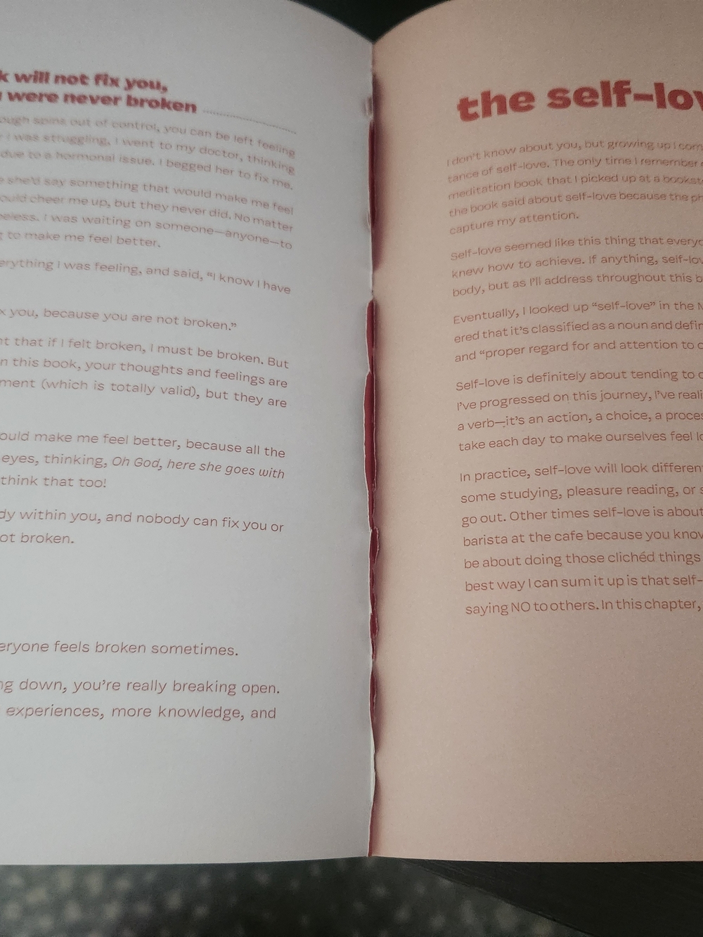 the gift of self-love Workbook - Red Cover- Preloved - Picture 3 of 7